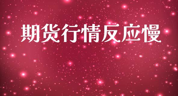 期货行情反应慢_https://www.lansai.wang_期货行情_第1张