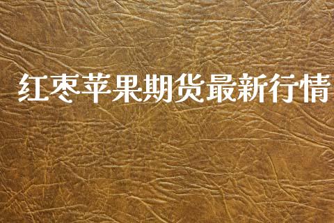 红枣苹果期货最新行情_https://www.lansai.wang_恒生指数_第1张