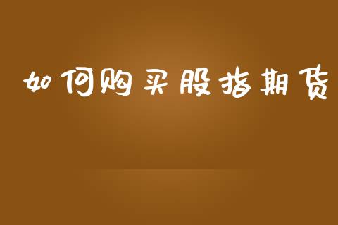 如何购买股指期货_https://www.lansai.wang_恒生指数_第1张