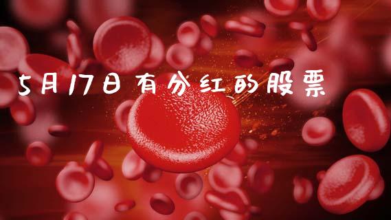 5月17日有分红的股票_https://www.lansai.wang_期货行情_第1张