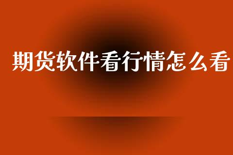 期货软件看行情怎么看_https://www.lansai.wang_恒生指数_第1张