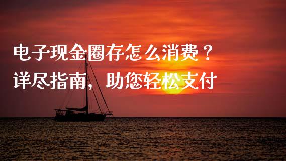 电子现金圈存怎么消费？ 详尽指南，助您轻松支付_https://www.lansai.wang_期货直播_第1张