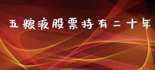 五粮液股票持有二十年_https://www.lansai.wang_股票问答_第1张