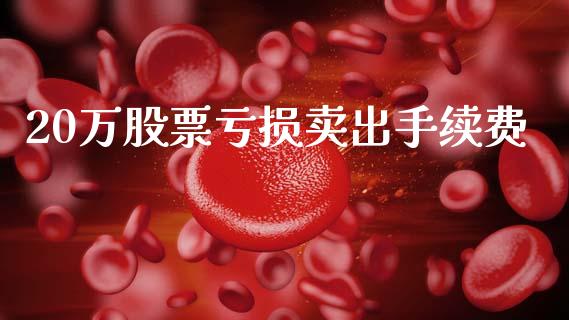 20万股票亏损卖出手续费_https://www.lansai.wang_恒生指数_第1张