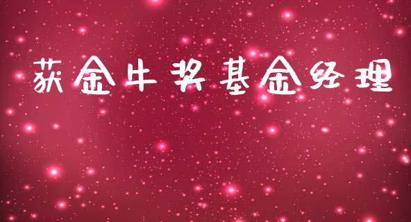 获金牛奖基金经理_https://www.lansai.wang_理财百科_第1张