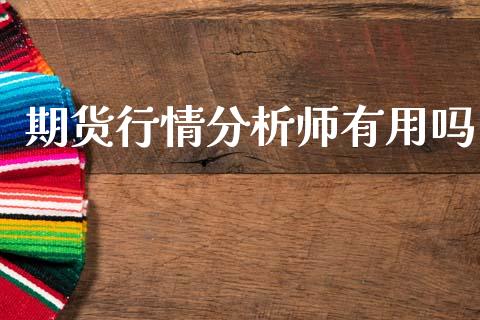 期货行情分析师有用吗_https://www.lansai.wang_未分类_第1张