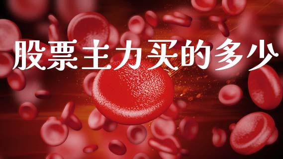 股票主力买的多少_https://www.lansai.wang_期货行情_第1张