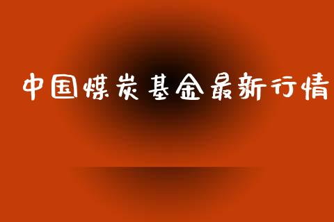 中国煤炭基金最新行情_https://www.lansai.wang_基金理财_第1张