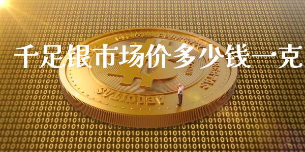 千足银市场价多少钱一克_https://www.lansai.wang_期货行情_第1张