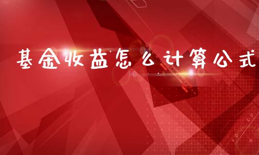 基金收益怎么计算公式_https://www.lansai.wang_基金理财_第1张