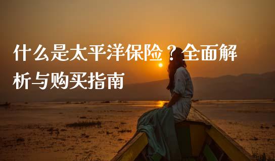 什么是太平洋保险？全面解析与购买指南_https://www.lansai.wang_基金理财_第1张