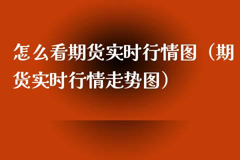 怎么看期货实时行情图（期货实时行情走势图）_https://www.lansai.wang_恒生指数_第1张