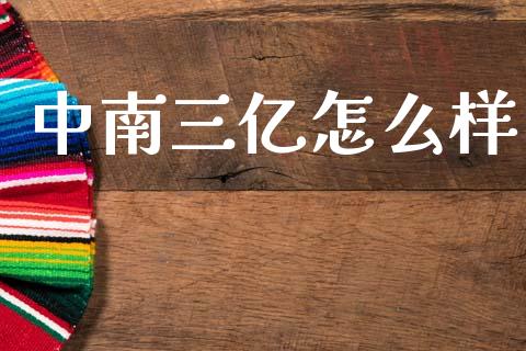 中南三亿怎么样_https://www.lansai.wang_期货资讯_第1张