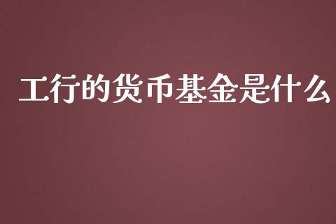 工行的货币基金是什么_https://www.lansai.wang_未分类_第1张