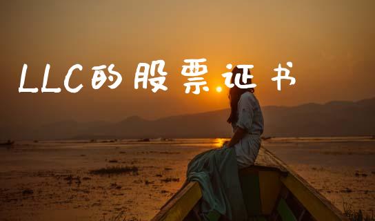 LLC的股票证书_https://www.lansai.wang_期货行情_第1张