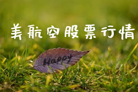 美航空股票行情_https://www.lansai.wang_股票知识_第1张