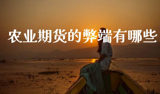 农业期货的弊端有哪些_https://www.lansai.wang_期货行情_第1张