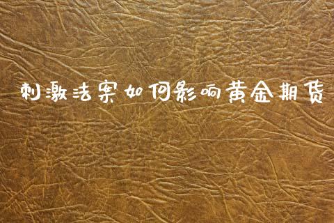 刺激法案如何影响黄金期货_https://www.lansai.wang_期货行情_第1张