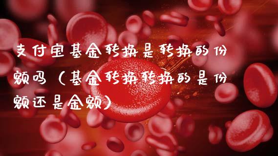 支付宝基金转换是转换的份额吗（基金转换转换的是份额还是金额）_https://www.lansai.wang_基金理财_第1张