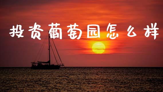投资葡萄园怎么样_https://www.lansai.wang_期货行情_第1张
