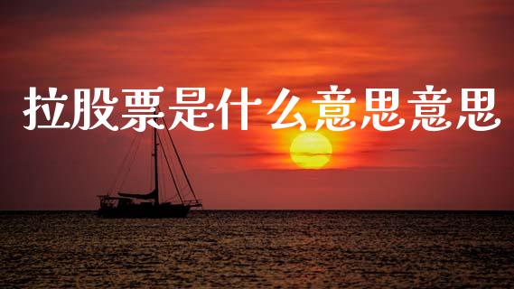 拉股票是什么意思意思_https://www.lansai.wang_期货学院_第1张