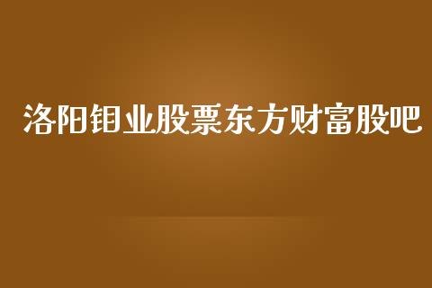 洛阳钼业股票东方财富股吧_https://www.lansai.wang_基金理财_第1张