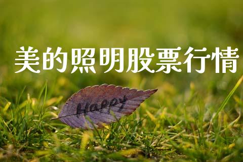 美的照明股票行情_https://www.lansai.wang_股票问答_第1张