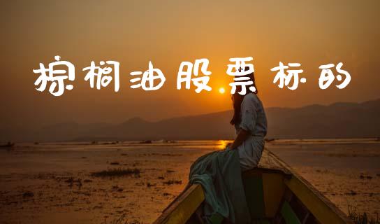 棕榈油股票标的_https://www.lansai.wang_期货品种_第1张