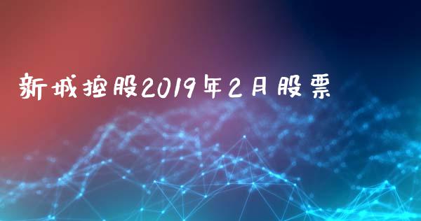 新城控股2019年2月股票_https://www.lansai.wang_期货资讯_第1张