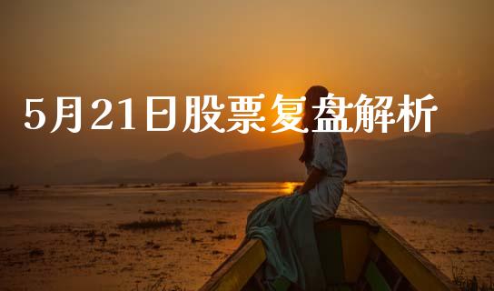 5月21日股票复盘解析_https://www.lansai.wang_期货行情_第1张