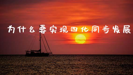 为什么要实现四化同步发展_https://www.lansai.wang_期货行情_第1张