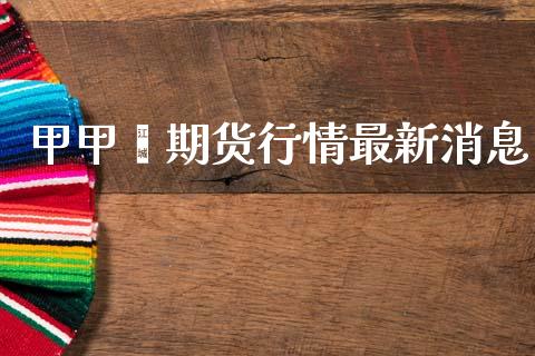 甲甲酯期货行情最新消息_https://www.lansai.wang_未分类_第1张