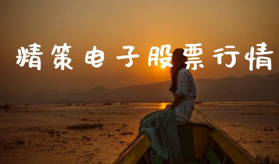 精策电子股票行情_https://www.lansai.wang_股票知识_第1张