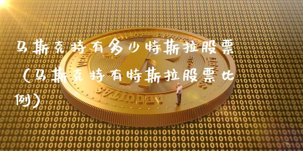 马斯克持有多少特斯拉股票（马斯克持有特斯拉股票比例）_https://www.lansai.wang_股票知识_第1张