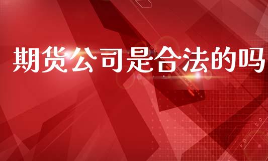 期货公司是合法的吗_https://www.lansai.wang_股票问答_第1张
