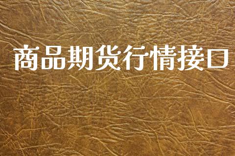 商品期货行情接口_https://www.lansai.wang_期货行情_第1张
