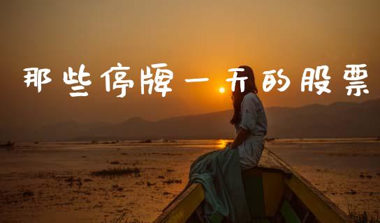 那些停牌一天的股票_https://www.lansai.wang_期货资讯_第1张