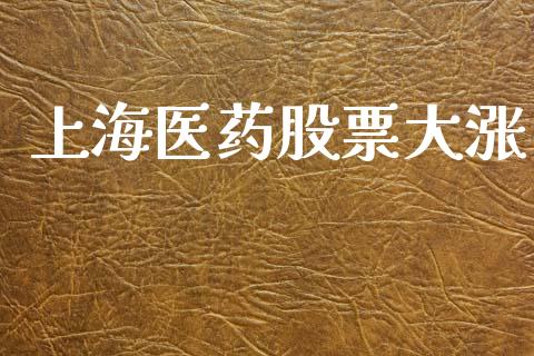 上海医药股票大涨_https://www.lansai.wang_期货行情_第1张
