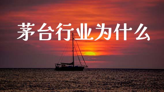 茅台行业为什么_https://www.lansai.wang_期货资讯_第1张