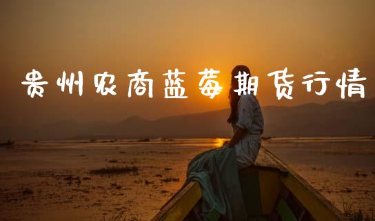 贵州农商蓝莓期货行情_https://www.lansai.wang_期货资讯_第1张