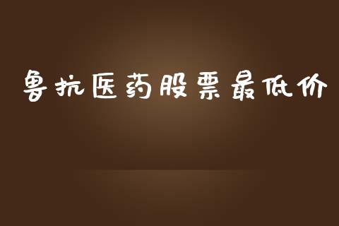 鲁抗医药股票最低价_https://www.lansai.wang_基金理财_第1张