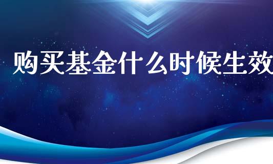 购买基金什么时候生效_https://www.lansai.wang_基金理财_第1张
