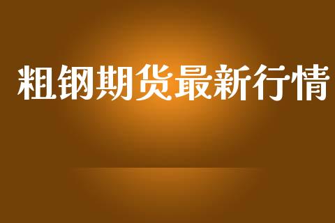 粗钢期货最新行情_https://www.lansai.wang_恒生指数_第1张