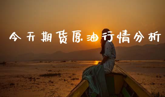 今天期货原油行情分析_https://www.lansai.wang_期货资讯_第1张