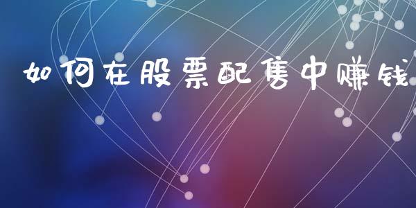 如何在股票配售中赚钱_https://www.lansai.wang_期货资讯_第1张