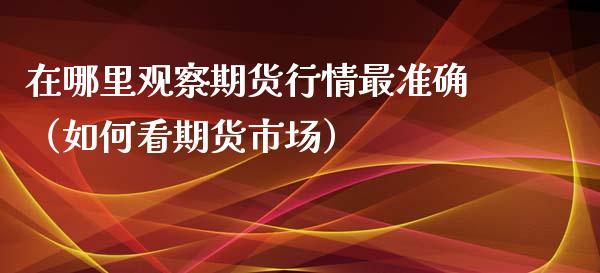 在哪里观察期货行情最准确（如何看期货市场）_https://www.lansai.wang_恒生指数_第1张