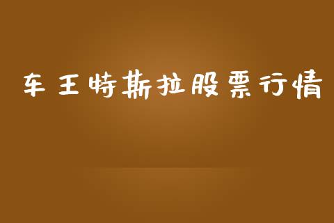 车王特斯拉股票行情_https://www.lansai.wang_股票知识_第1张
