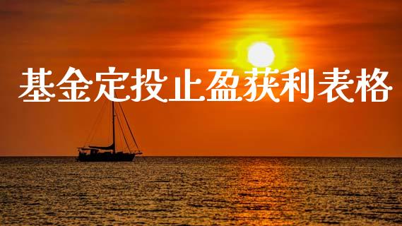 基金定投止盈获利表格_https://www.lansai.wang_基金理财_第1张