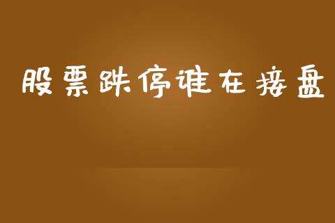 股票跌停谁在接盘_https://www.lansai.wang_期货资讯_第1张