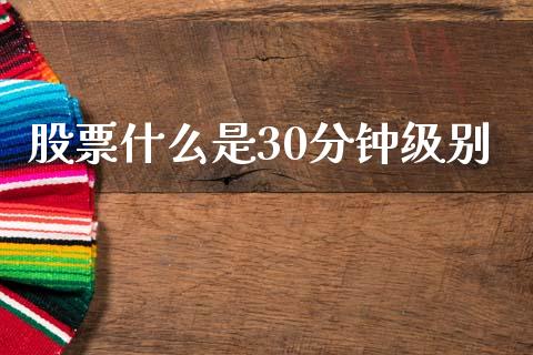 股票什么是30分钟级别_https://www.lansai.wang_期货资讯_第1张